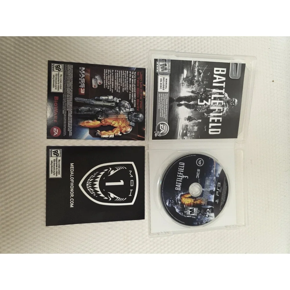Battlefield 3 PS3 PlayStation 3 Complete - Excellent Cond - Tested, works